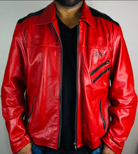 Load image into Gallery viewer, Jazoti Leather Jacket