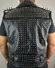 Load image into Gallery viewer, Jazoti Leather Vest